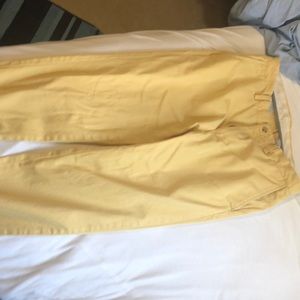 Yellow polo pants